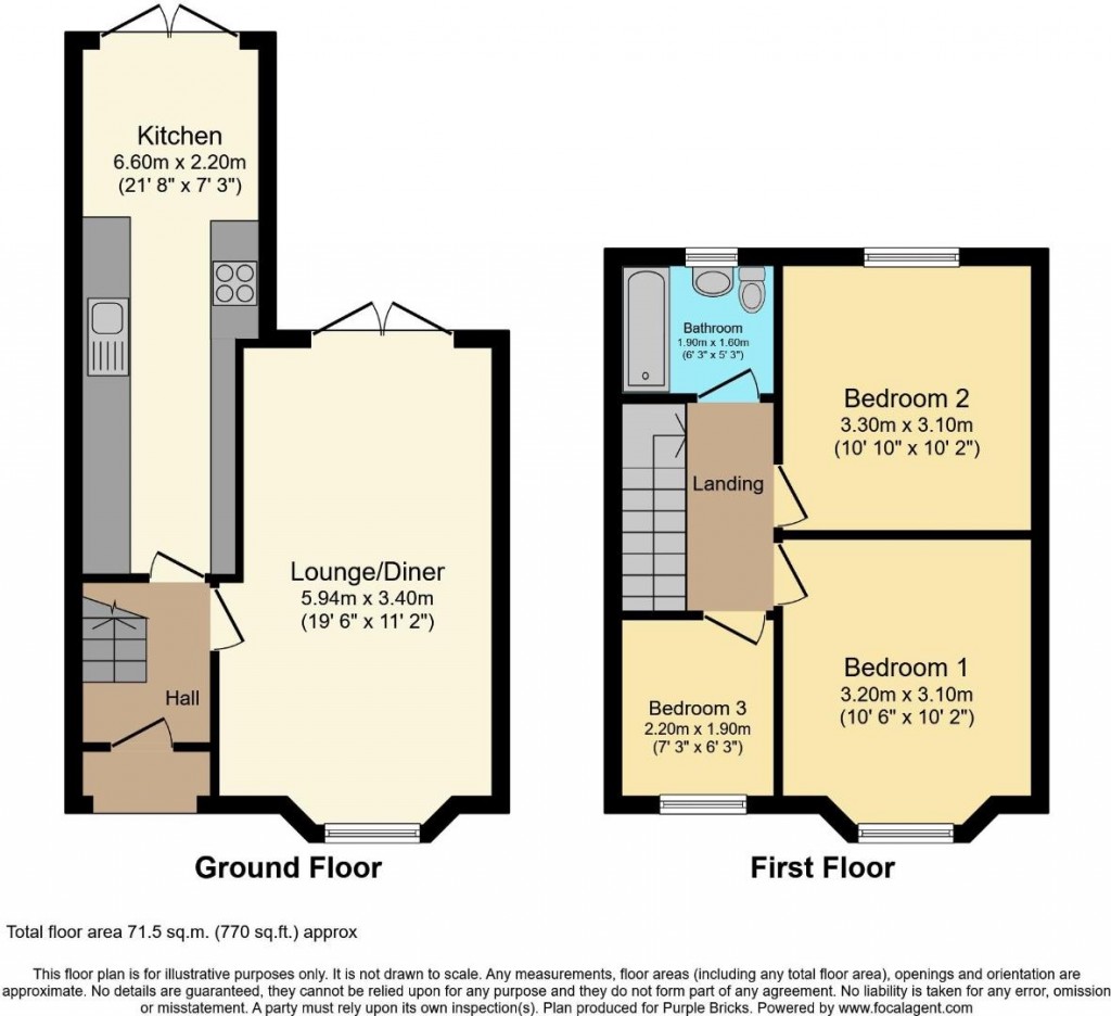 Floorplans For Gorseway, Whoberley, Coventry