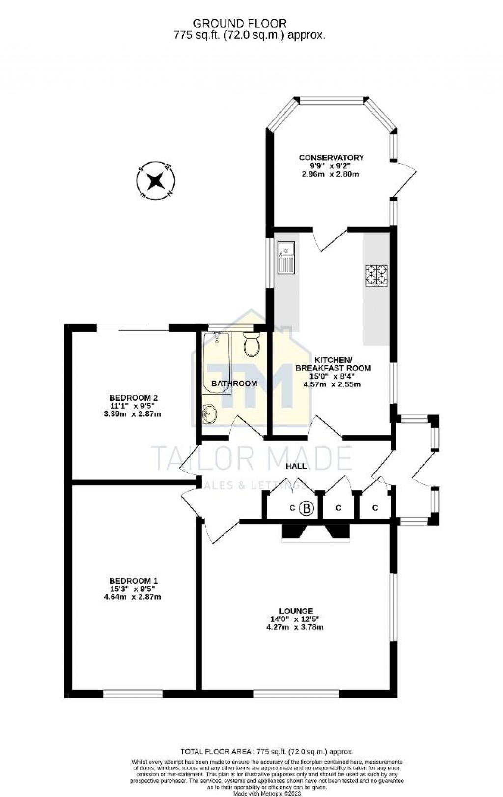 Floorplans For Marlow Close, Allesley Park, Coventry - NO ONWARD CHAIN