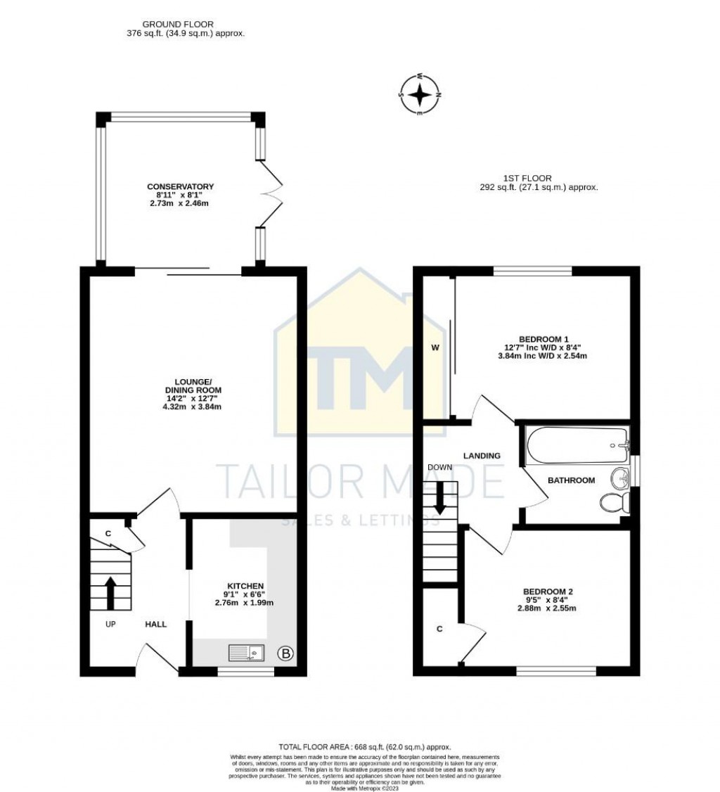 Floorplans For Overdale Road, Whoberley, Coventry - NO CHAIN