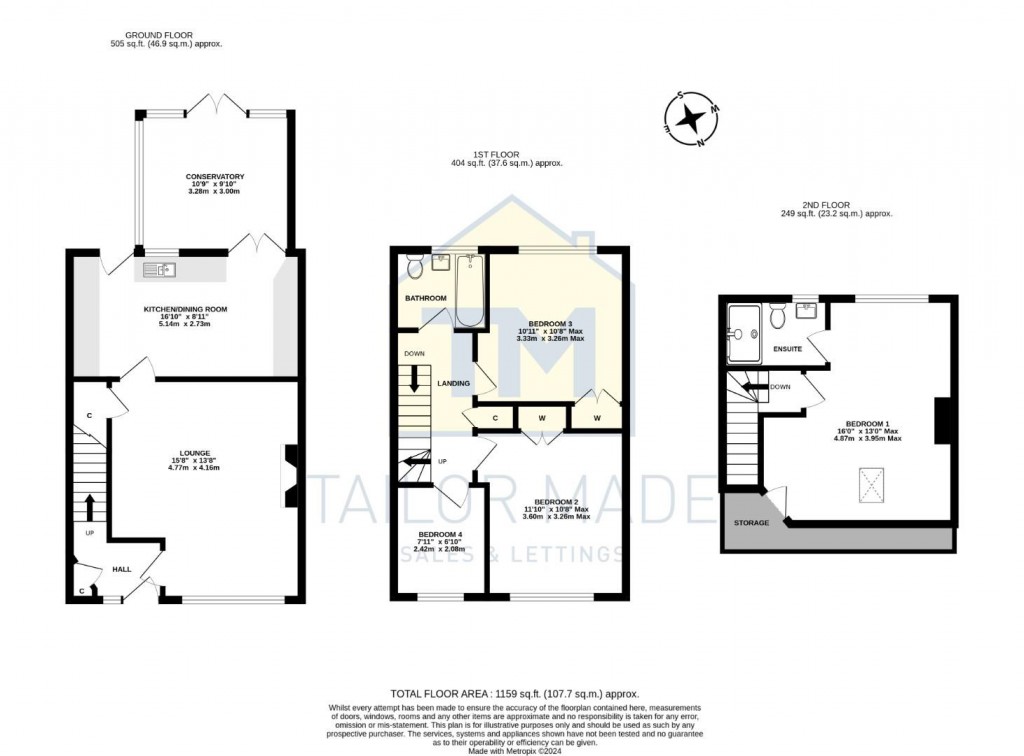 Floorplans For Trossachs Road, Mount Nod, Coventry