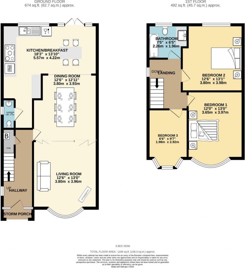 Floorplans For Holyhead Road, Coundon, Coventry