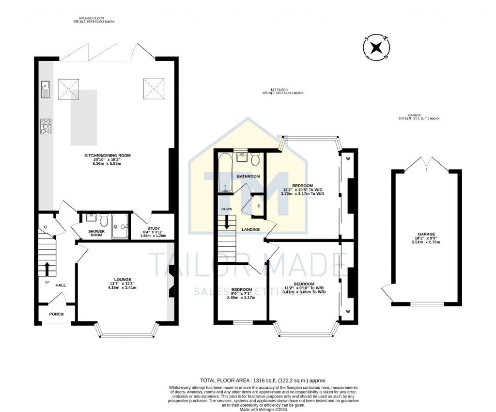 Floorplans For Holyhead Road, Coundon, Coventry - STUNNING KITCHEN / DINER