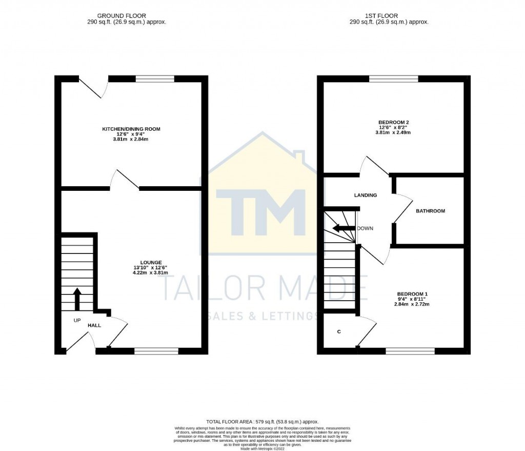 Floorplans For Lyndale Close, Whoberley, Coventry - NO ONWARD CHAIN