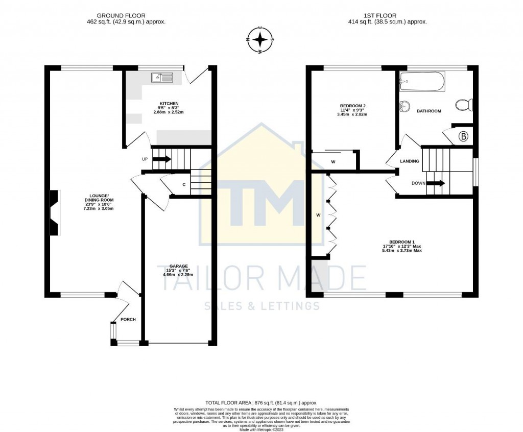 Floorplans For Burton Close, Allesley, Coventry - NO CHAIN