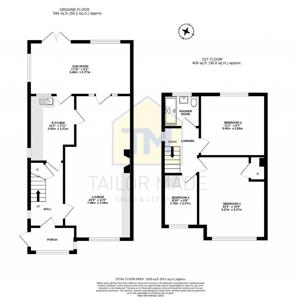 Floorplans For Winsford Avenue, Allesley Park, Coventry - NO ONWARD CHAIN