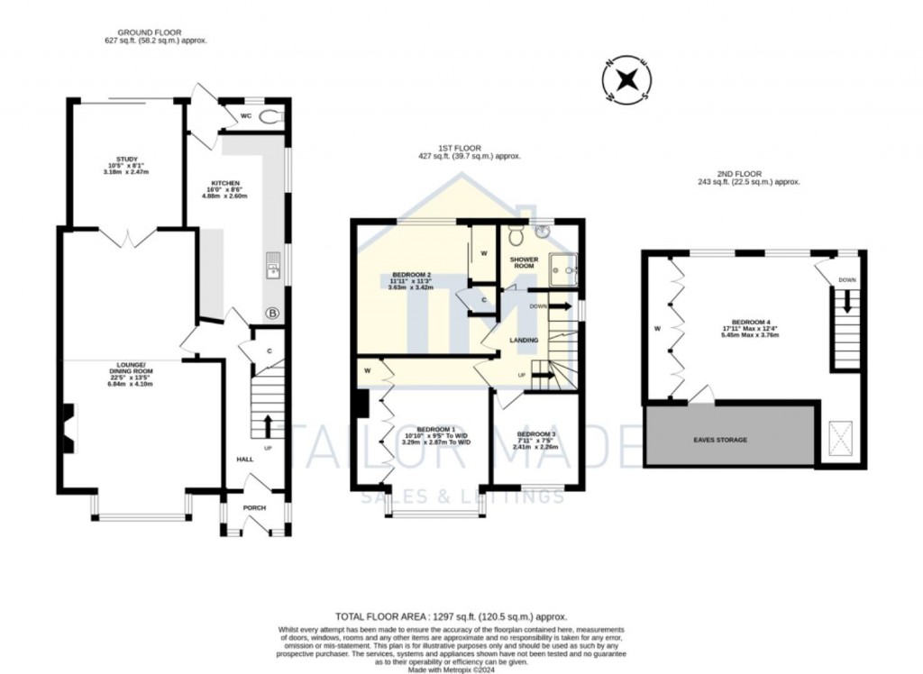 Floorplans For Allesley Old Road, Chapelfields, Coventry