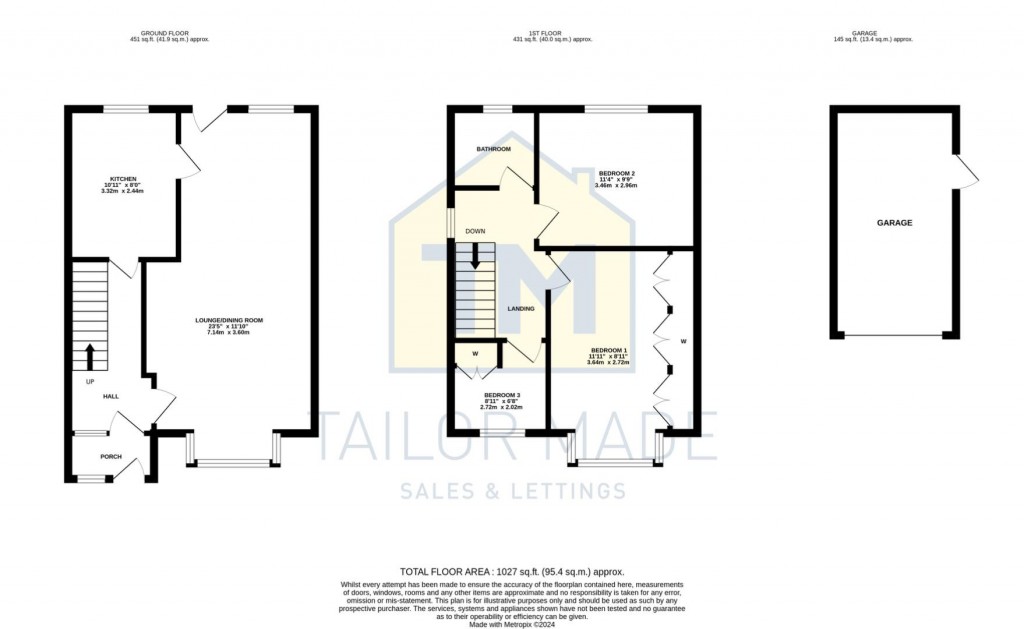 Floorplans For Frilsham Way, Allesley Park, Coventry, CV5 - AVAILABLE NOW