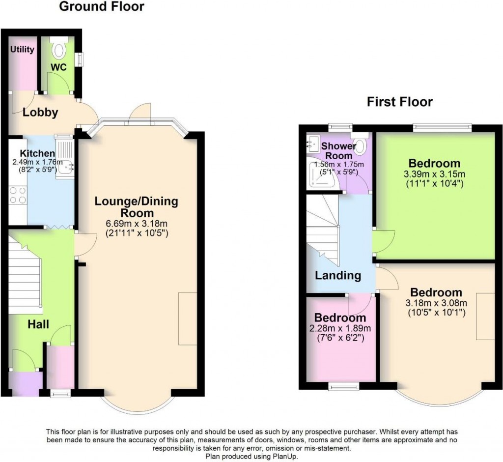 Floorplans For Gretna Road, Finham, Coventry