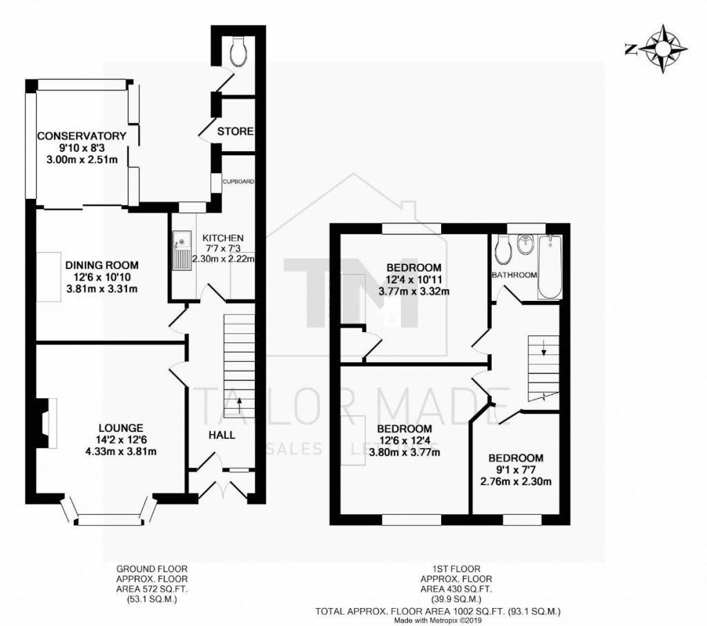 Floorplans For Batsford Road, Coundon, Coventry - LARGE GARDEN