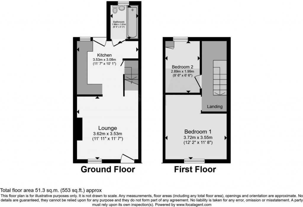 Floorplans For Smorrall Lane, Bedworth Heath - No Onward Chain