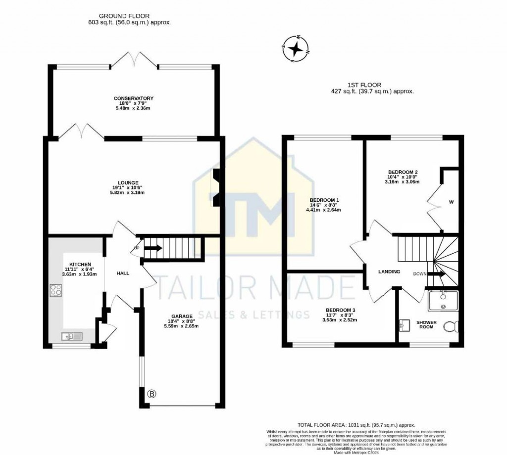 Floorplans For Fairways Close, Allesley Village, Coventry - NO CHAIN