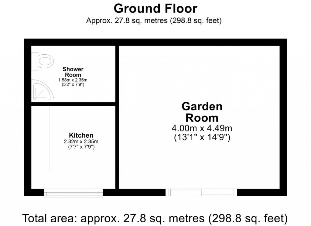 Floorplans For Hawkes Mill Lane, Allesley, Coventry - Detached Garden Room