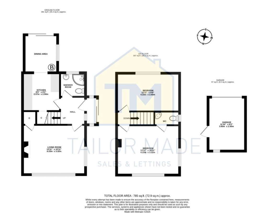 Floorplans For Sherington Avenue, Allesley Park, Coventry