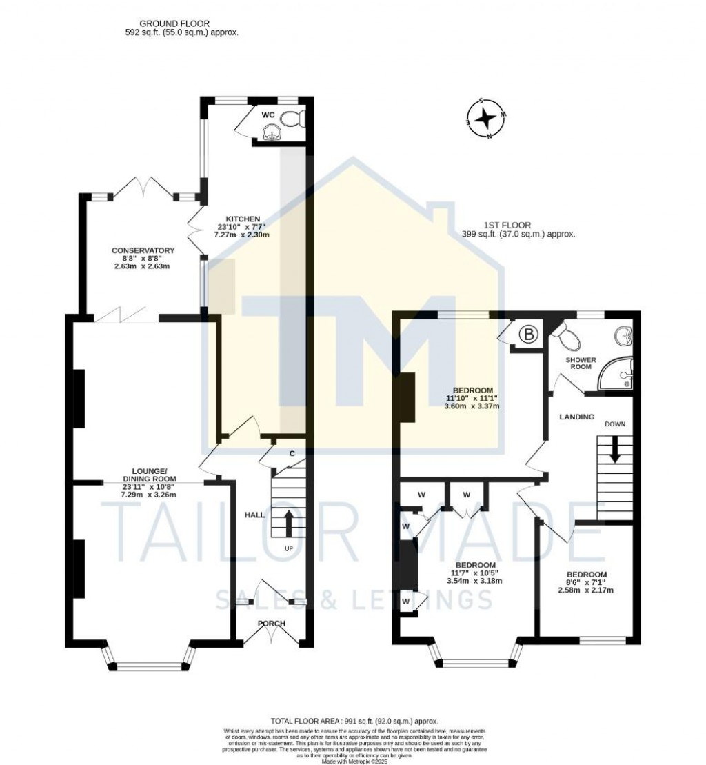 Floorplans For Allesley Old Road, Chapelfields, Coventry, CV5