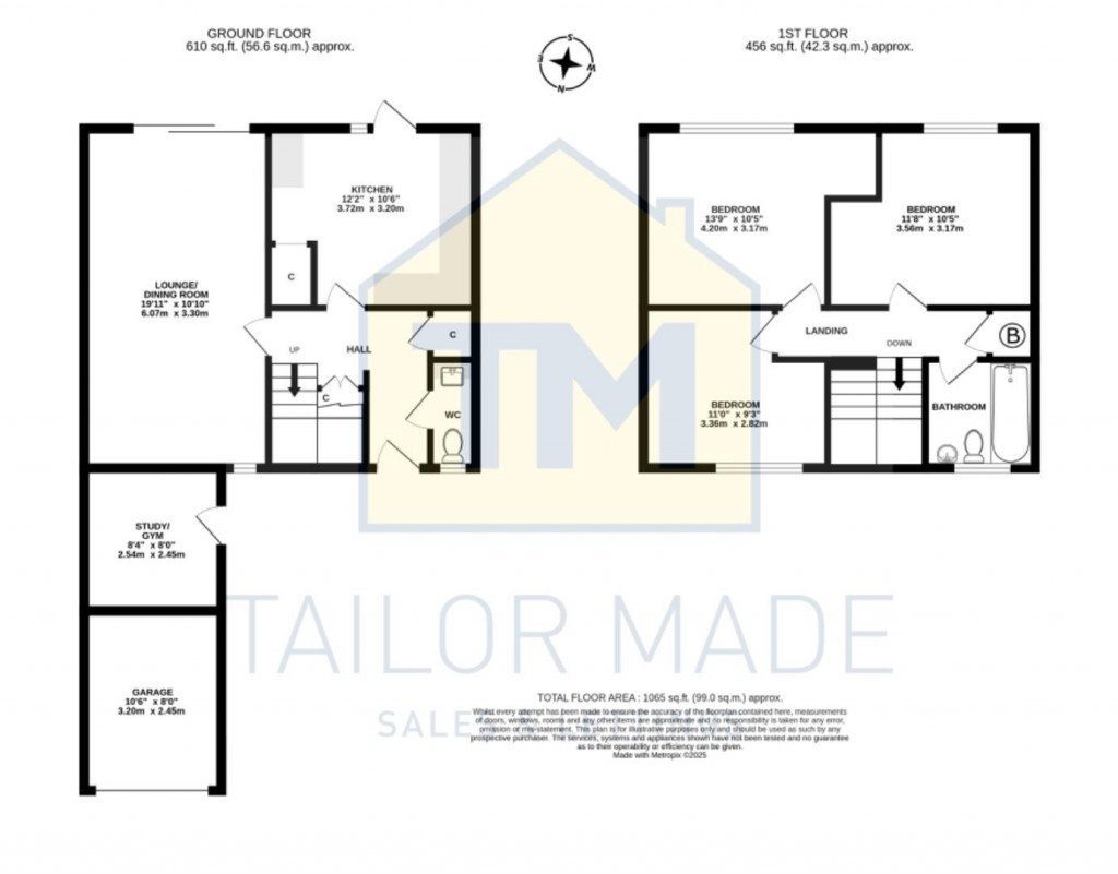 Floorplans For Rubens Close, Whoberley, Coventry