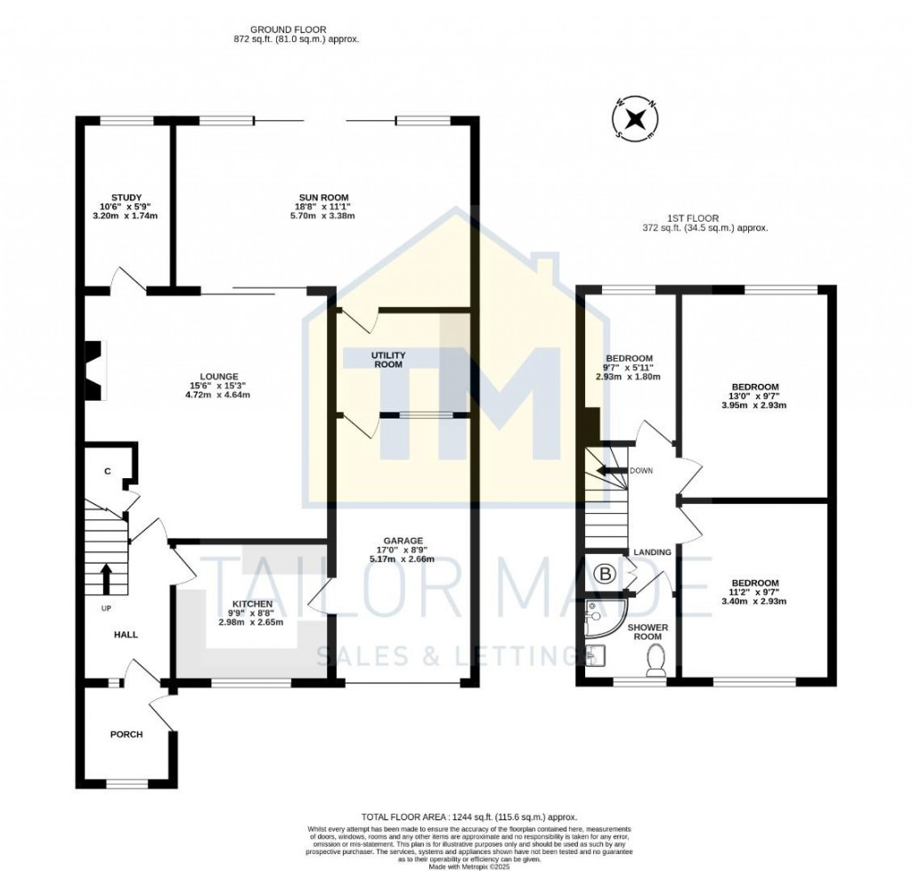 Floorplans For Bexfield Close, Allesley, Coventry - NO ONWARD CHAIN