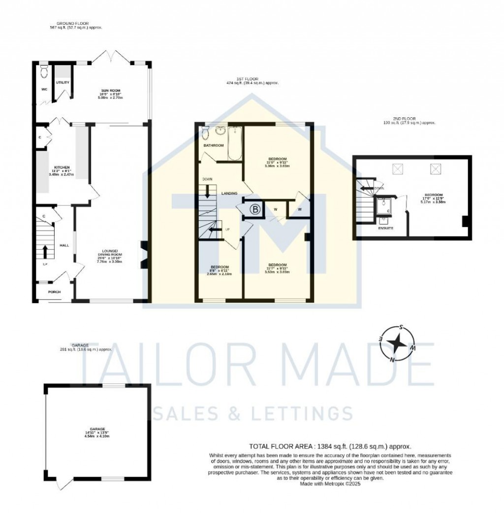 Floorplans For Shottery Close, Mount Nod, Coventry - 3 BED + LOFT ROOM & EN-SUITE