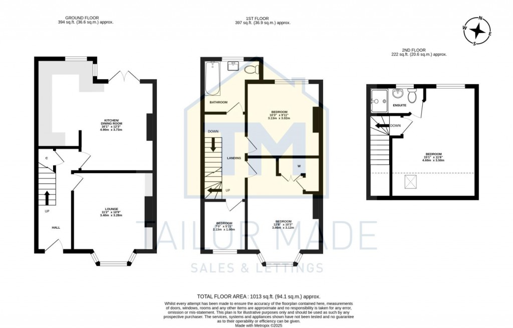Floorplans For Redesdale Avenue, Coundon, Coventry - LOFT CONVERSION & EN-SUITE