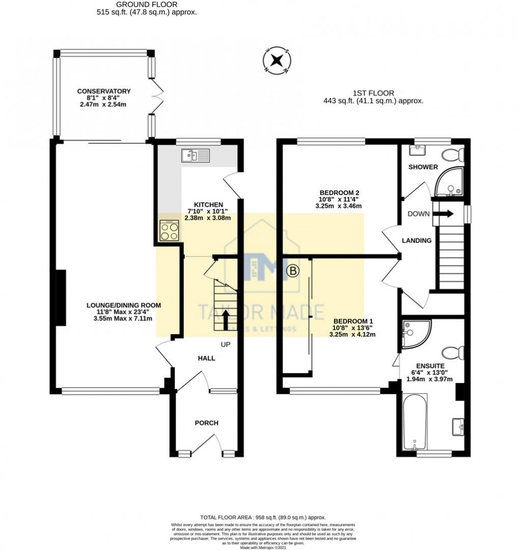 Floorplans For South Ridge, Allesley Park, Coventry