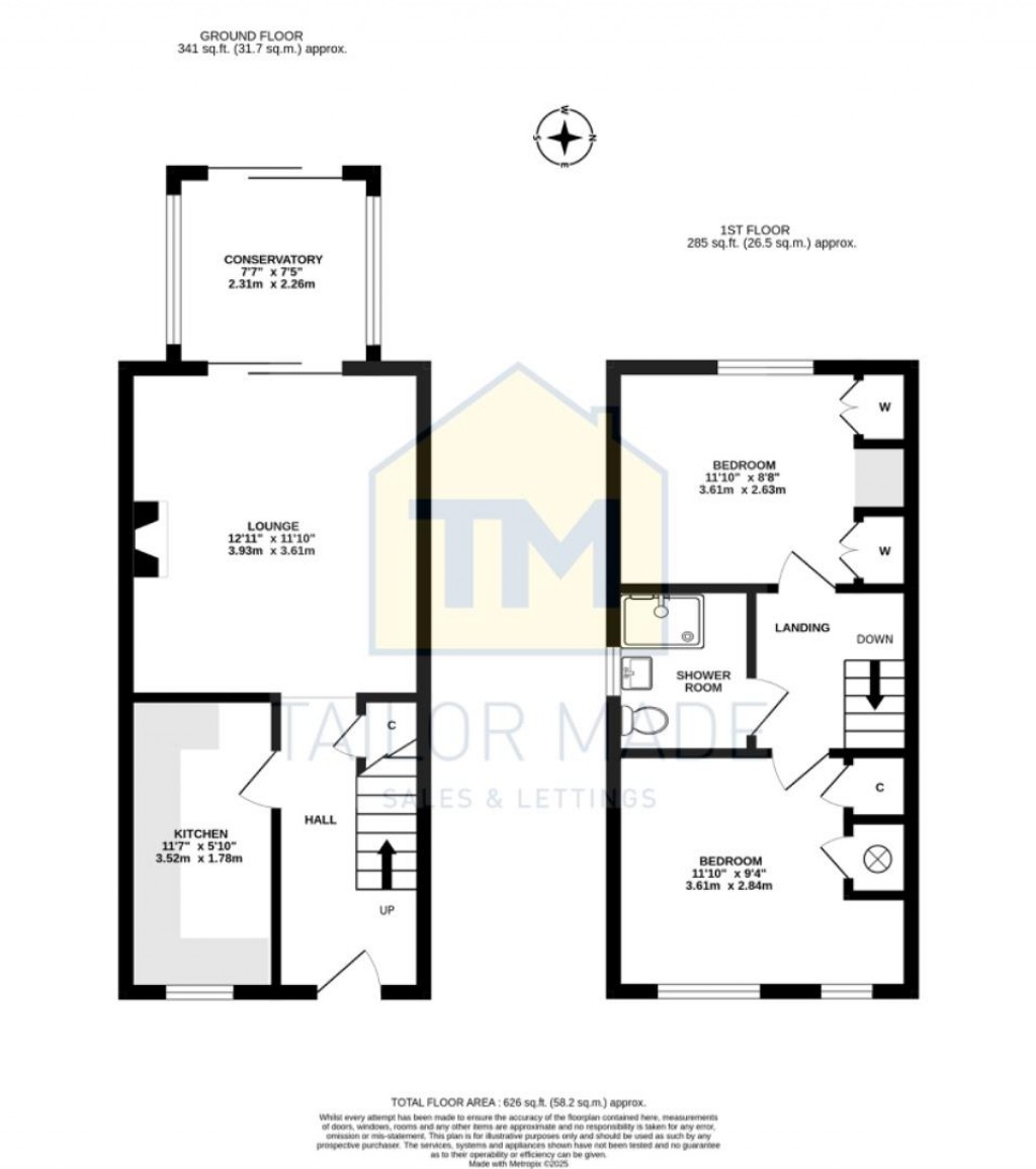 Floorplans For Rookery Lane, Holbrooks, Coventry - NO ONWARD CHAIN