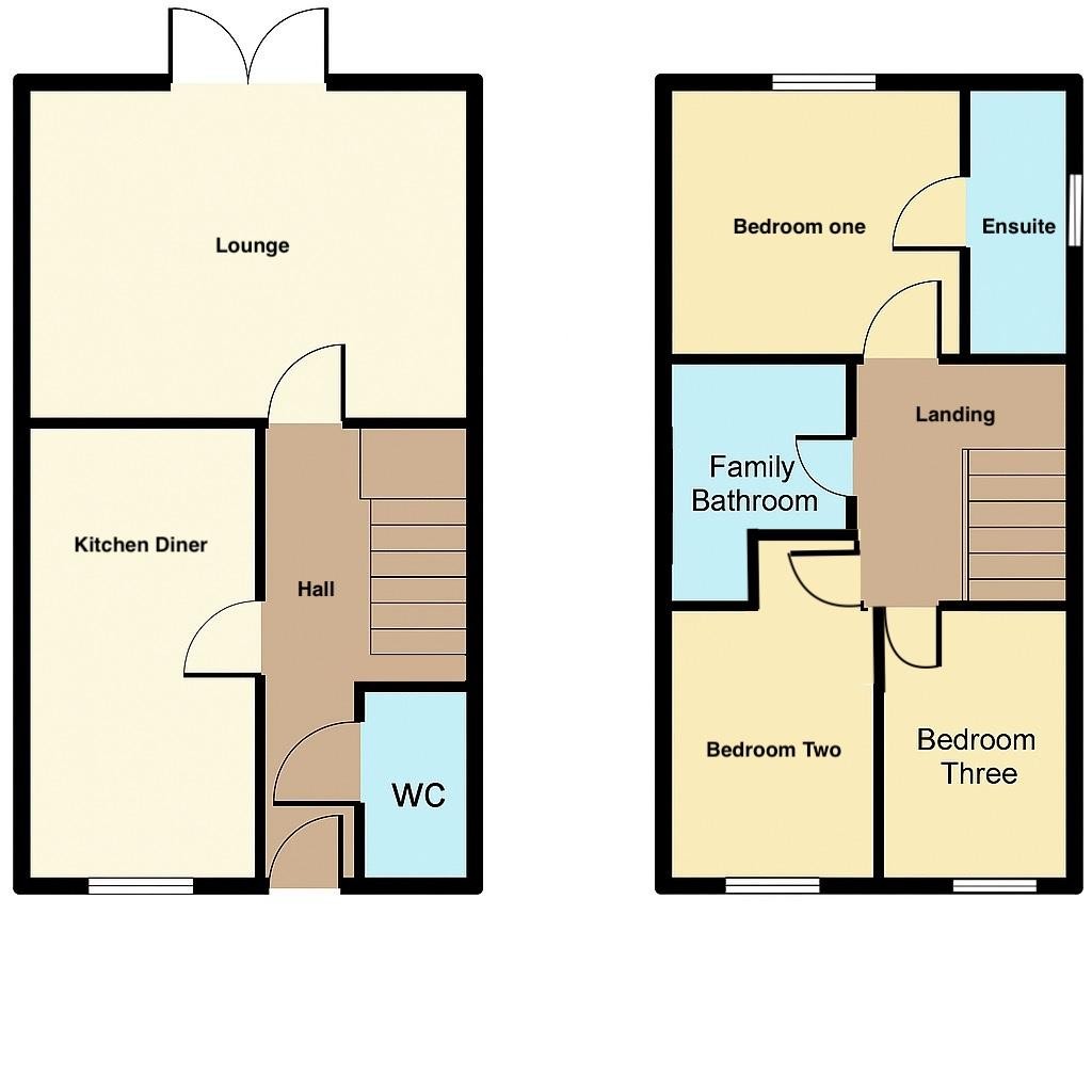 Floorplans For Hillmorton Road, Coventry - 3 Bedroom, 2 Bathroom