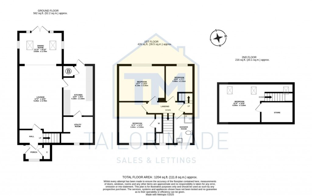 Floorplans For Delius Street, Tile Hill, Coventry - LOFT ROOM AND EXTENDED