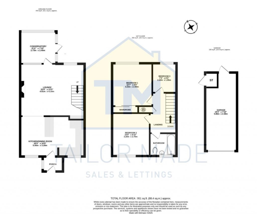 Floorplans For Hendre Close, Off Broad Lane, Coventry