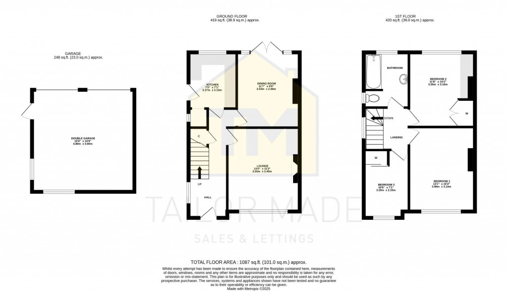 Floorplans For The Jordans, Allesley Park, Coventry - No Onward Chain