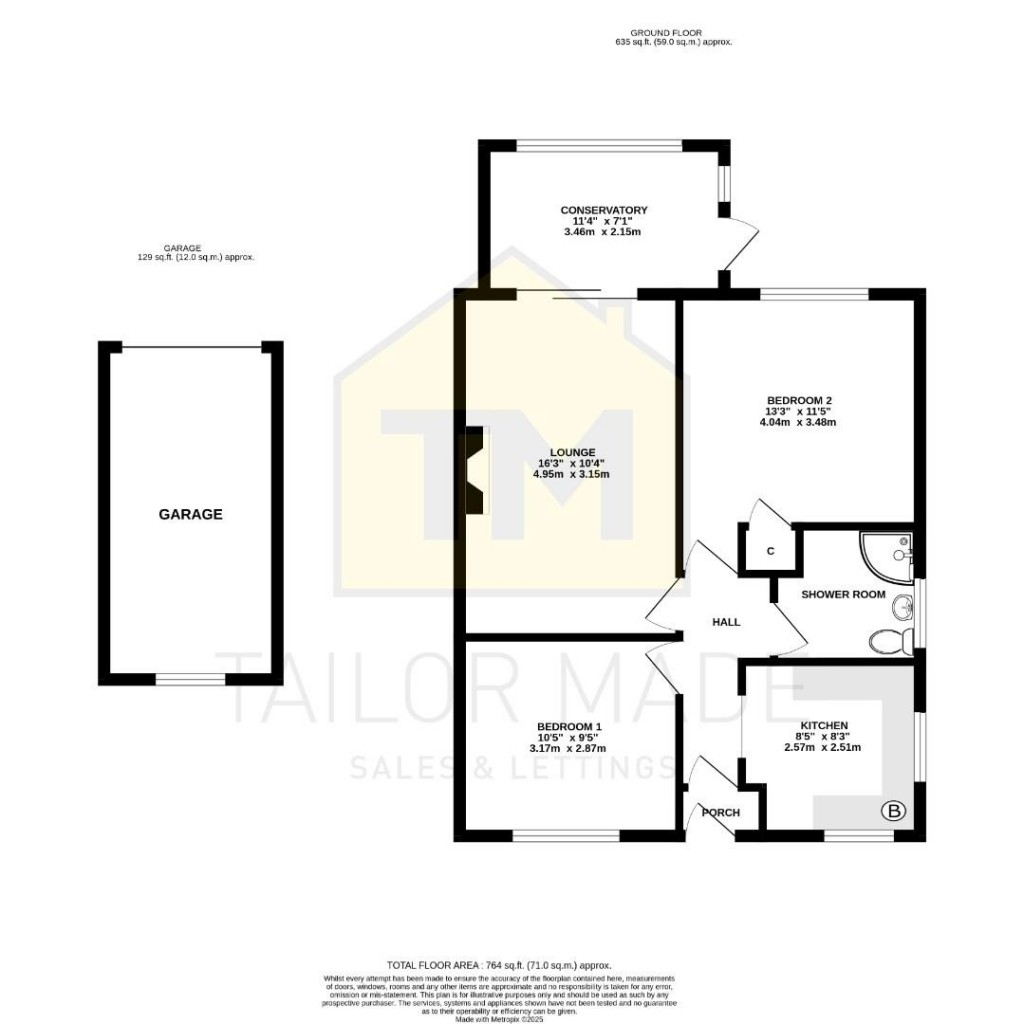 Floorplans For Beche Way, Allesley Park, Coventry - FULL REFURB NEEDED & NO CHAIN