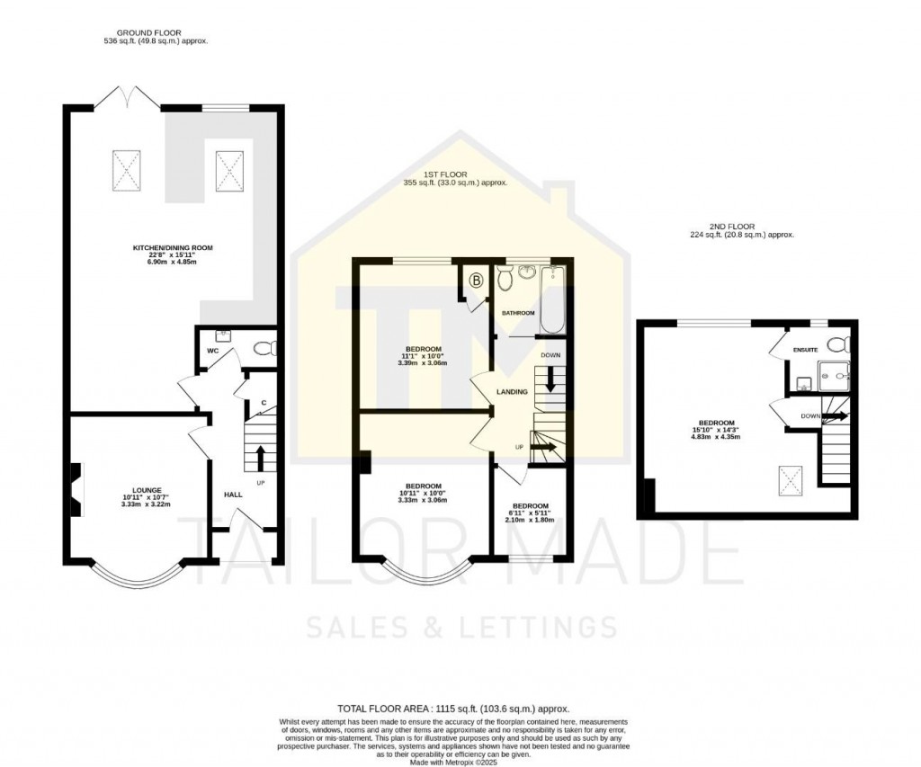 Floorplans For Overslade Crescent, Coundon, Coventry