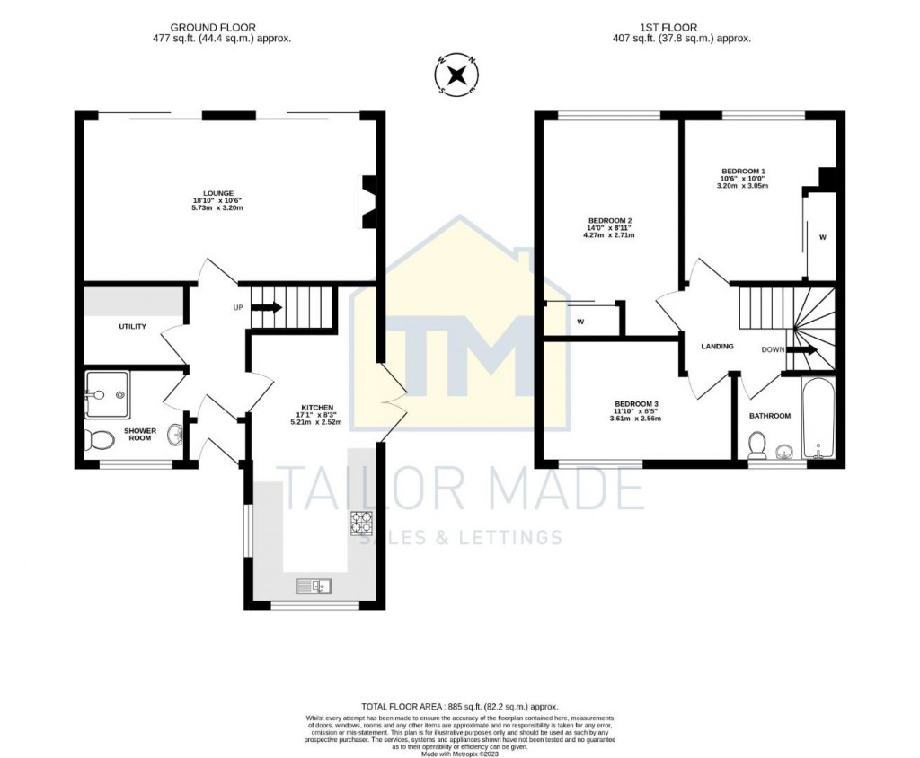 Floorplans For Niven Close, Coventry - 3 Bedroom EoT, Allesley Village