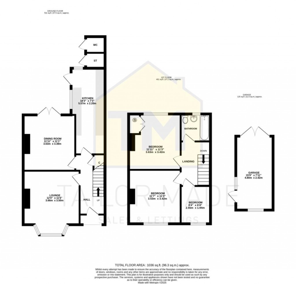Floorplans For Maudslay Road, Chapelfields, Coventry