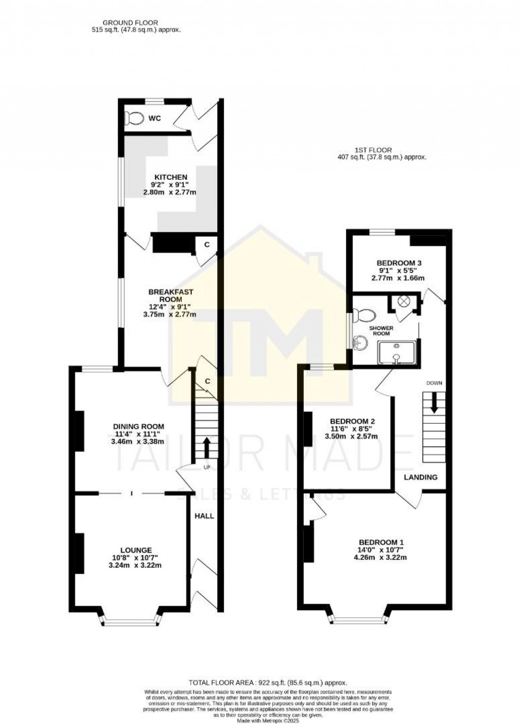 Floorplans For Earlsdon Avenue North, Earsldon, Coventry - NO CHAIN