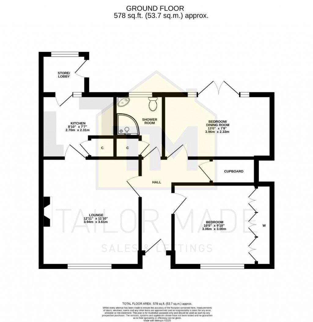 Floorplans For Chetwode Close, Allesley Park, Coventry - Front & Rear Garden + Parking