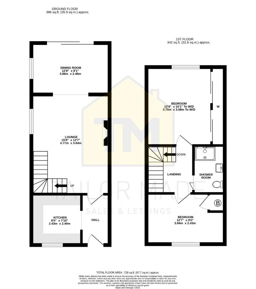 Floorplans For Dawes Close, Ball Hill, Coventry - TWO STOREY EXTENDED & NO CHAIN