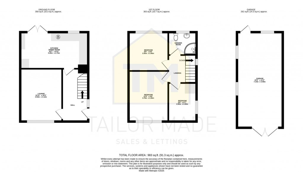 Floorplans For Frilsham Way, Allesley Park, Coventry - FULL REFURBISHED CORNER PLOT