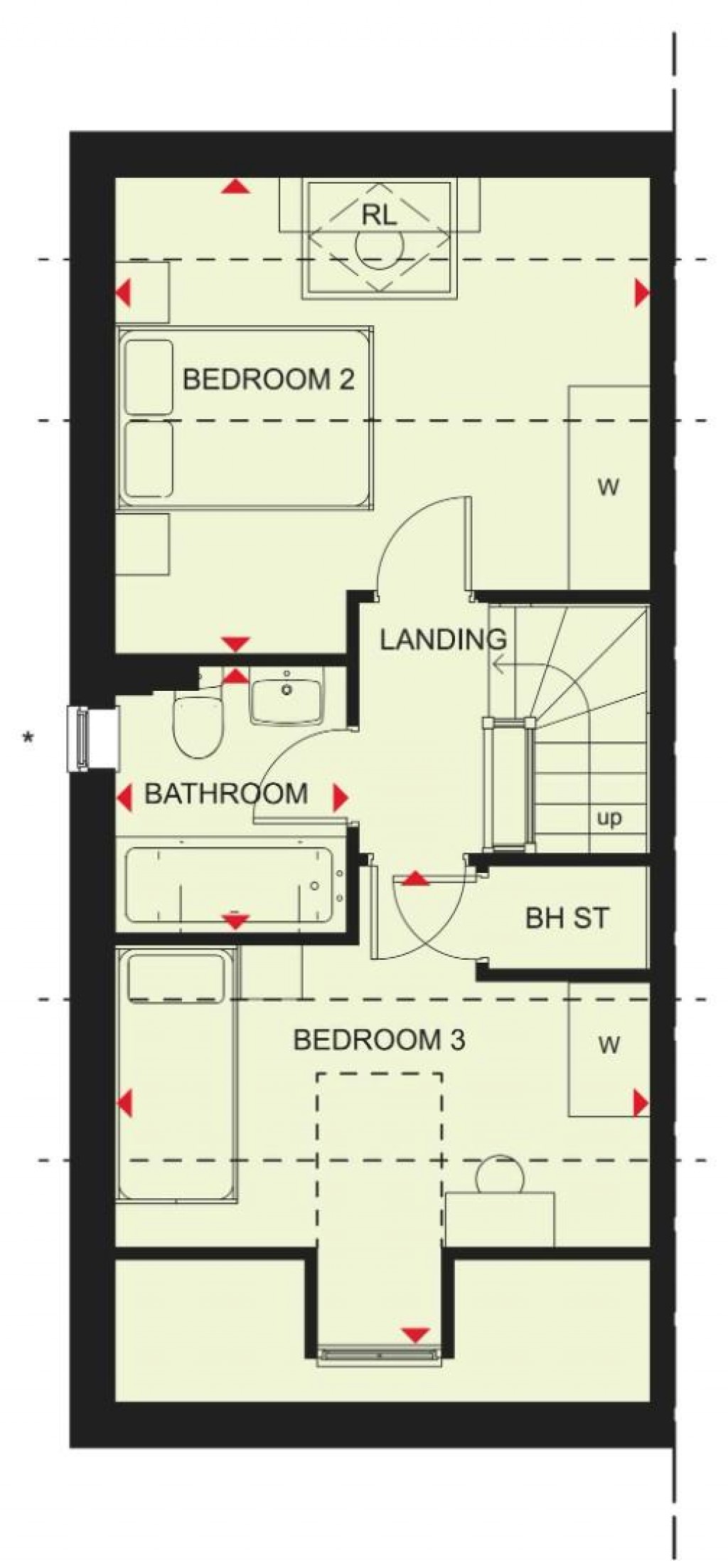 Floorplans For Brook View, Barratt Homes, Allesley, Coventry