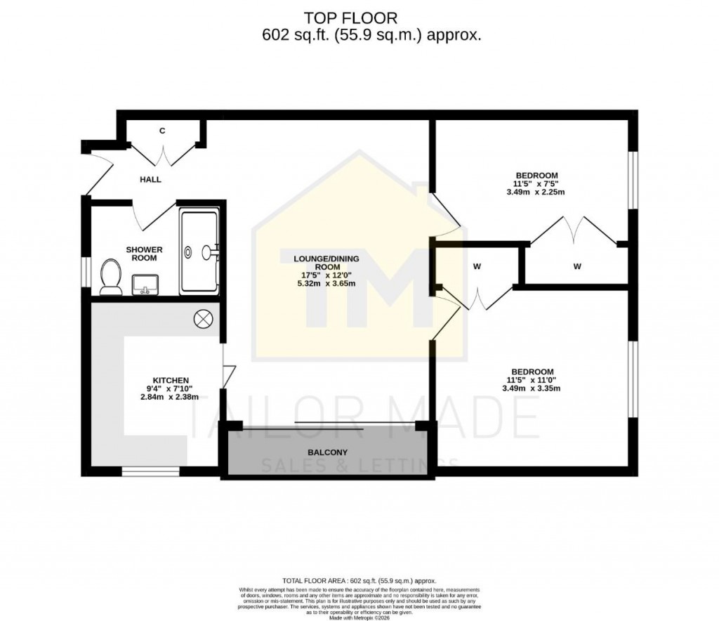 Floorplans For Berwick Court, Nod Rise, Mount Nod, Coventry