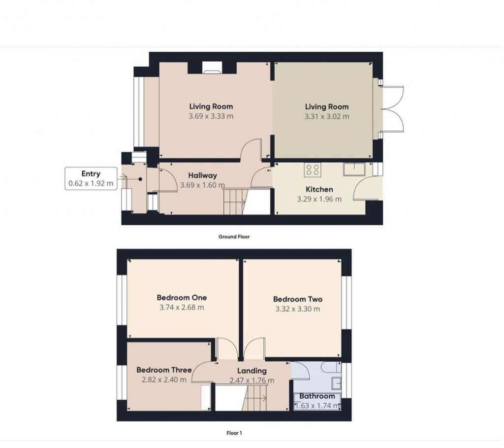 Floorplans For Wendover Rise, Allesley Park, Coventry - NO ONWARD CHAIN