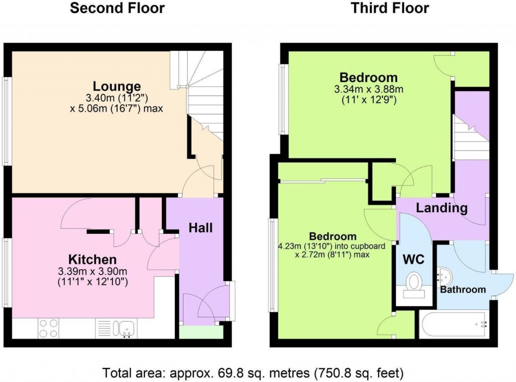 Floorplans For Raphael Close, Whoberley, Coventry - NO CHAIN