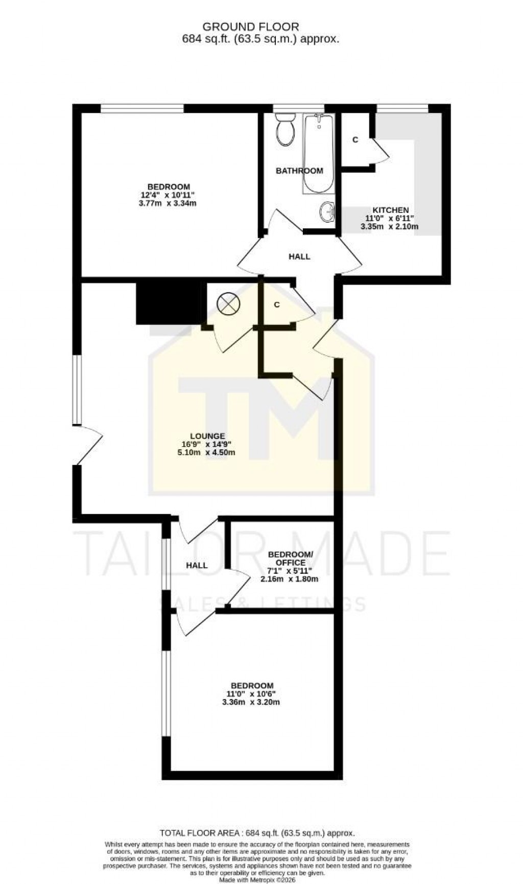 Floorplans For Aldrich Avenue, Tile Hill, Coventry - NO CHAIN
