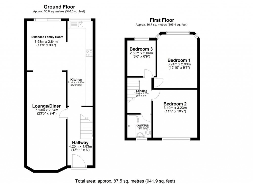 Floorplans For Stepping Stones Road, Coundon, Coventry