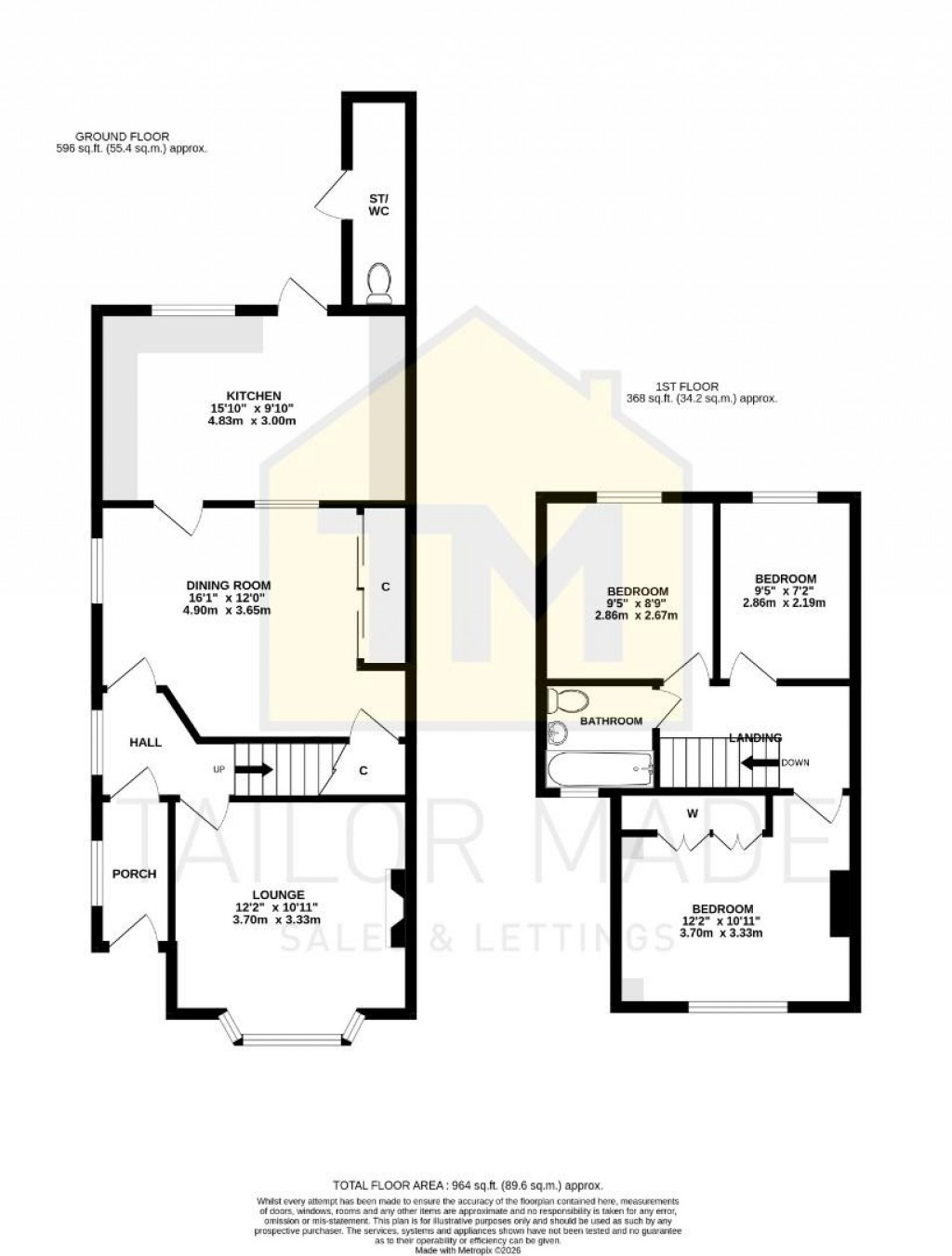 Floorplans For Lythalls Lane, Holbrooks, Coventry - Large Garden & No Chain