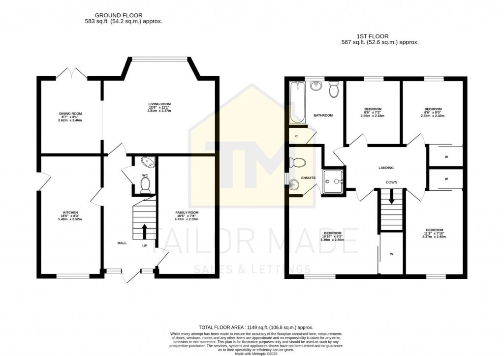 Floorplans For Heronbank, Nailcote Grange, Coventry