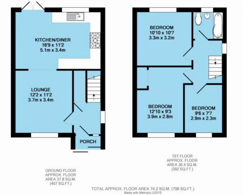 Floorplans For Denham Avenue, Allesley Park, Coventry - Detached Garden Room