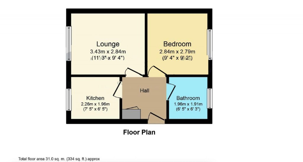 Floorplans For Winsford Avenue, Coventry - First Floor Modern Apartment