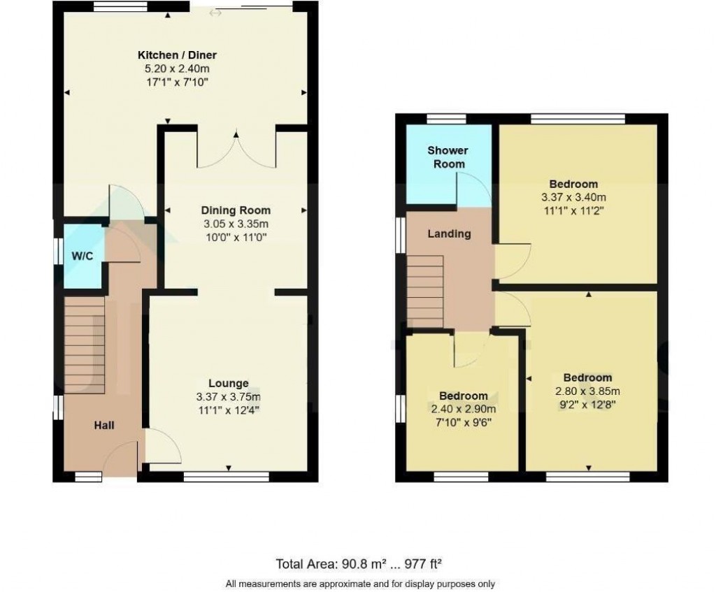 Floorplans For Chenies Close, Allesley Park, Coventry - NO CHAIN