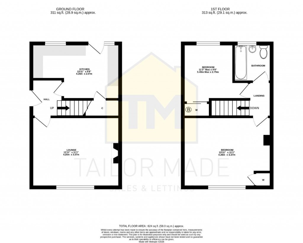 Floorplans For Aldbury Rise, Allesley Park, Coventry